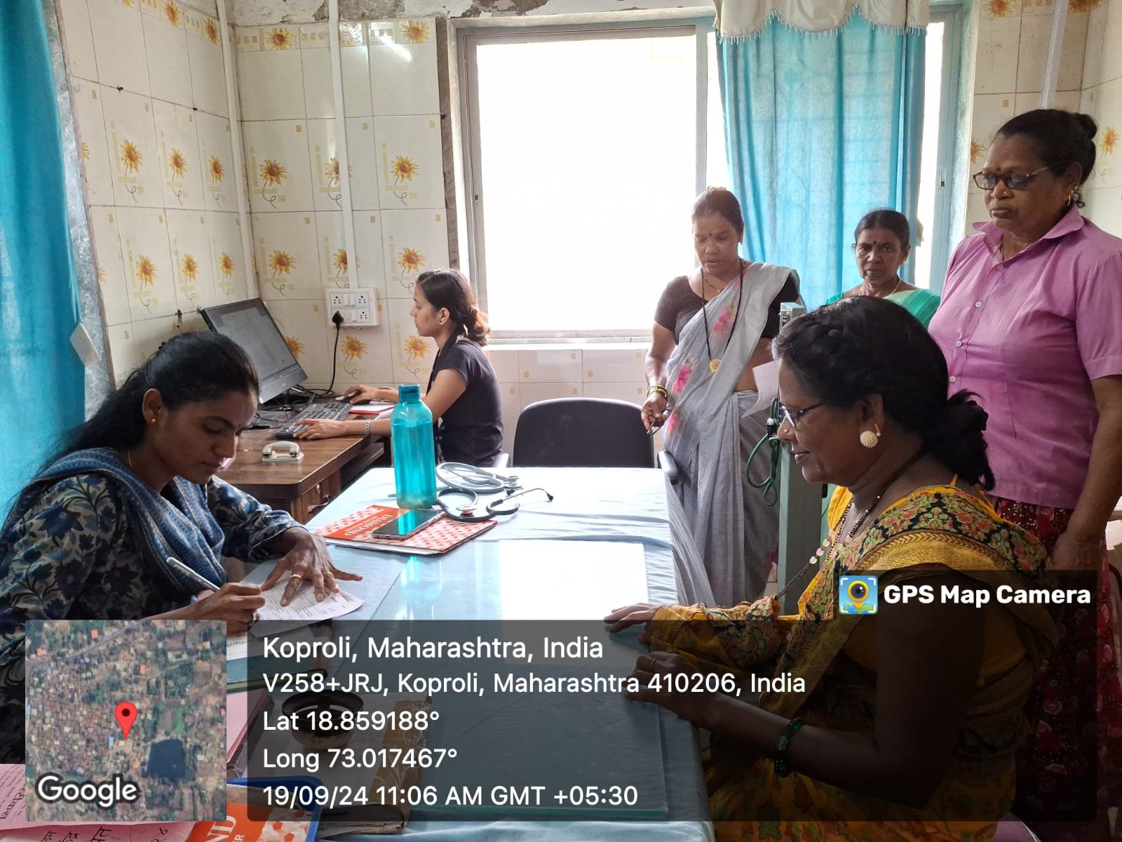 कोप्रोली आरोग्य तपासणी शिबीर